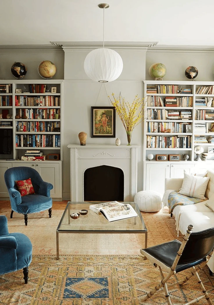 use old books as decor but keep them useful