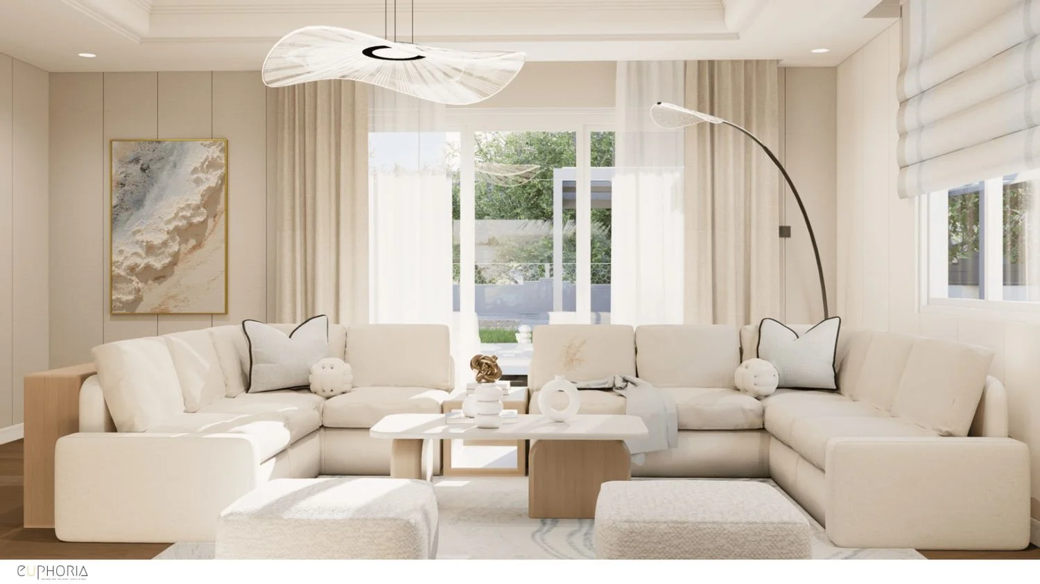 Luxury bedroom interior design Dubai