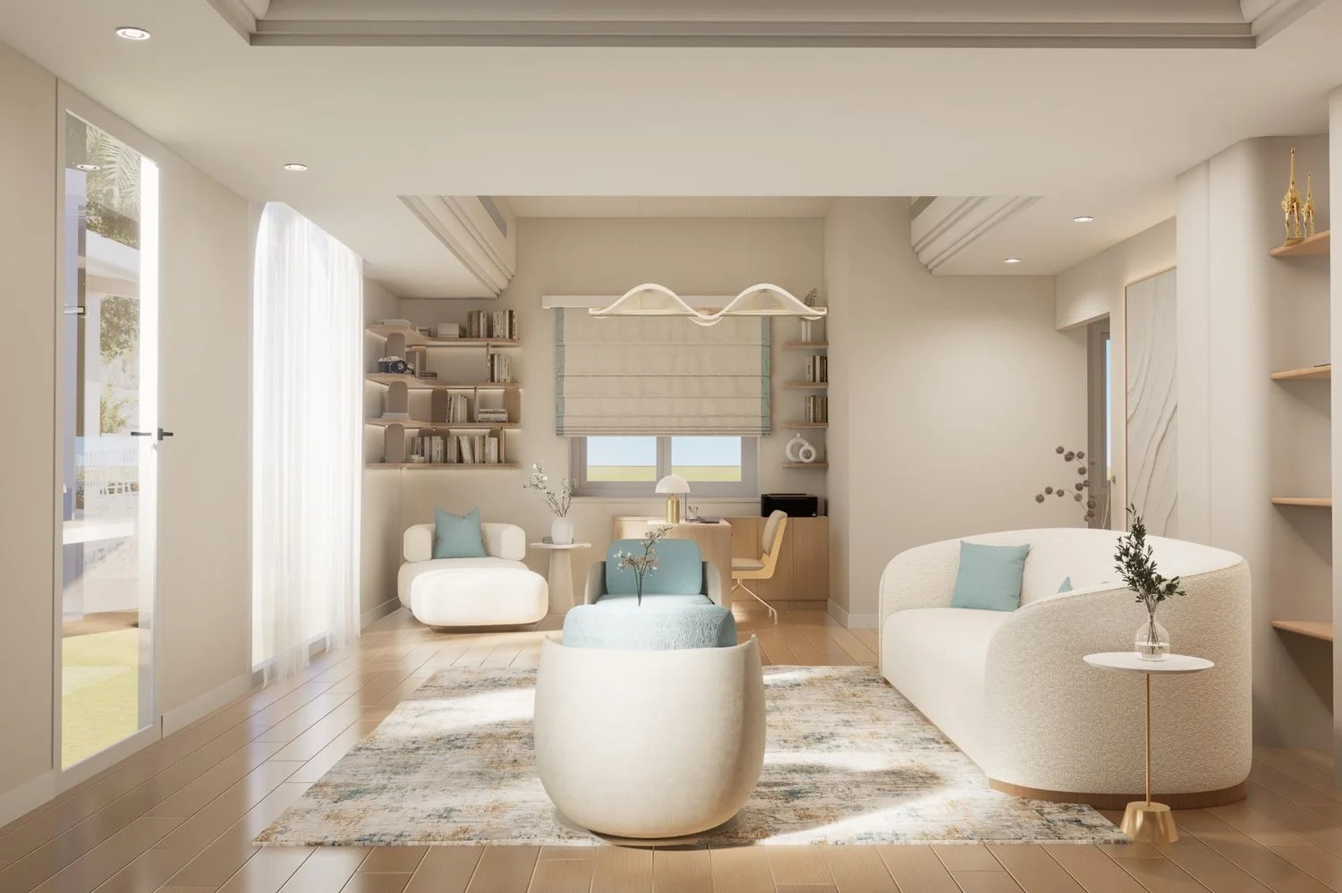 Luxury bedroom interior design Dubai