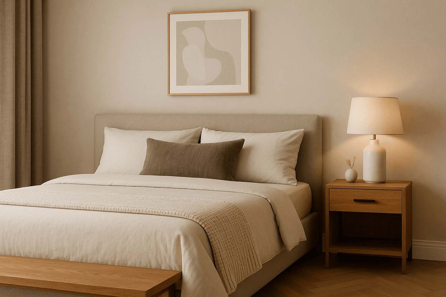 Luxurious best home upgrades bedroom.