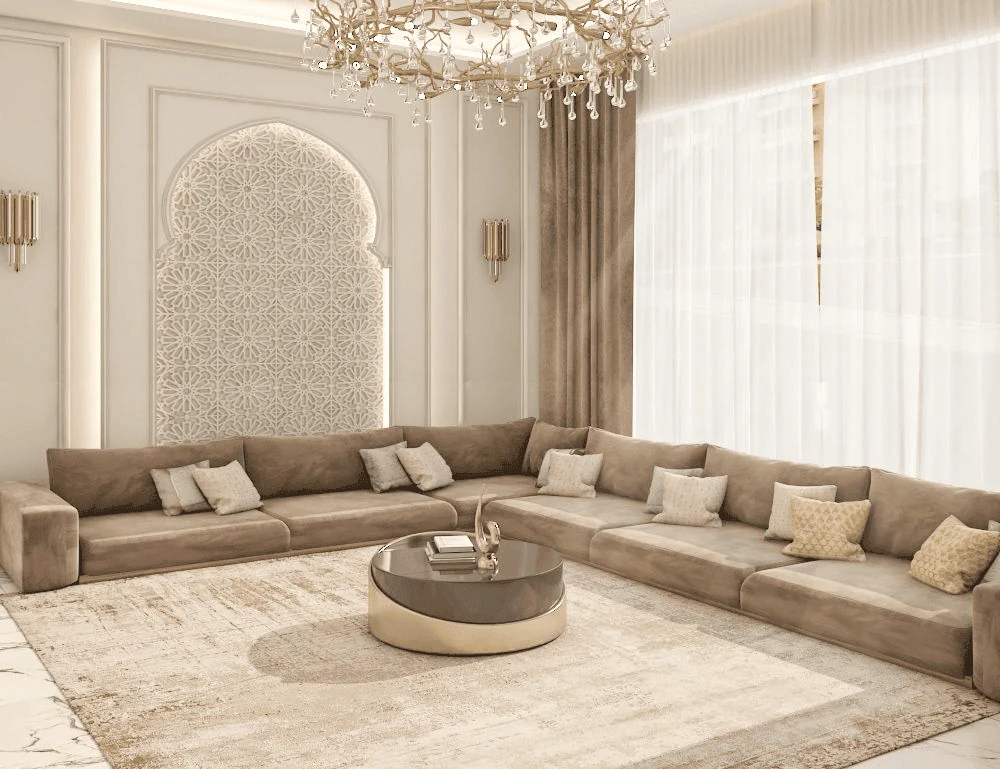 earthy and warm majlis design ideas