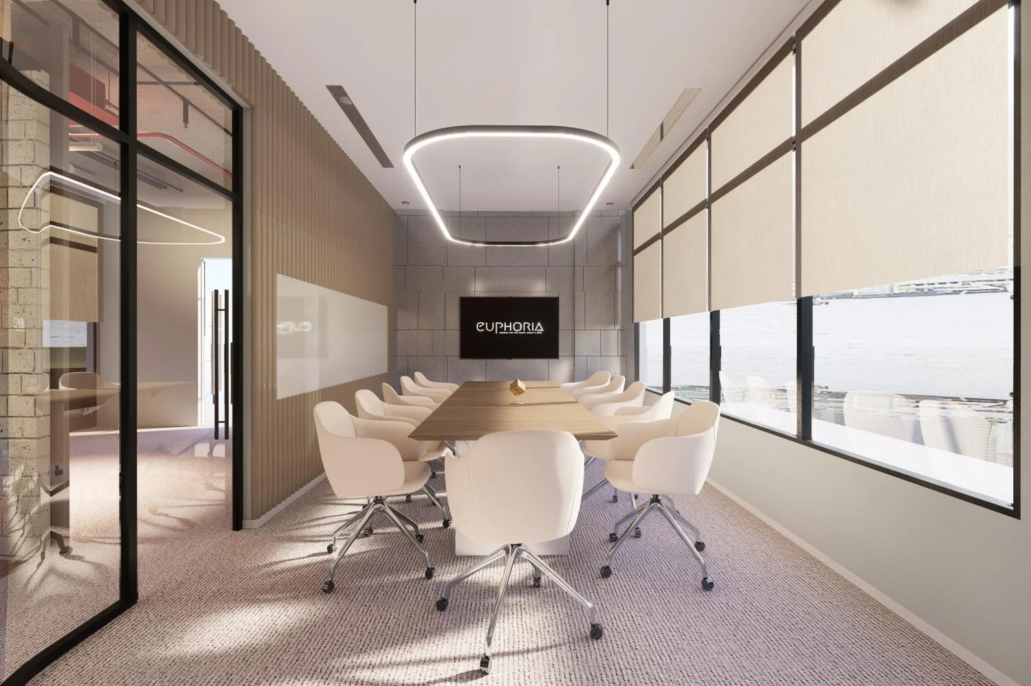 Penthouse media wall Dubai