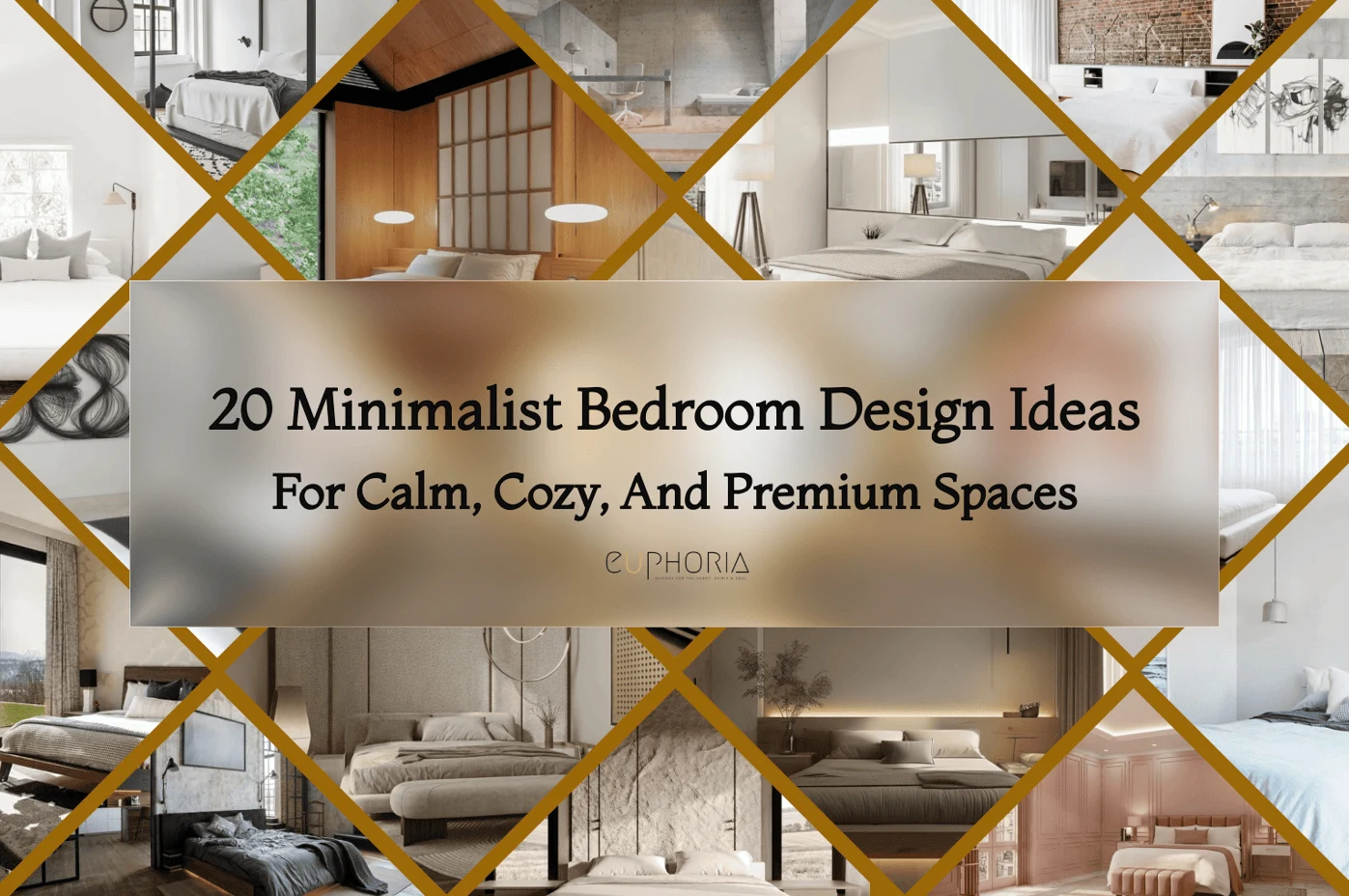 Minimalist Bedroom Design Ideas for Calm, Cozy, and Premium Spaces