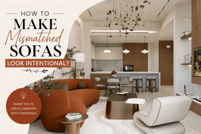 How to Make Mismatched Sofas Look Intentional?