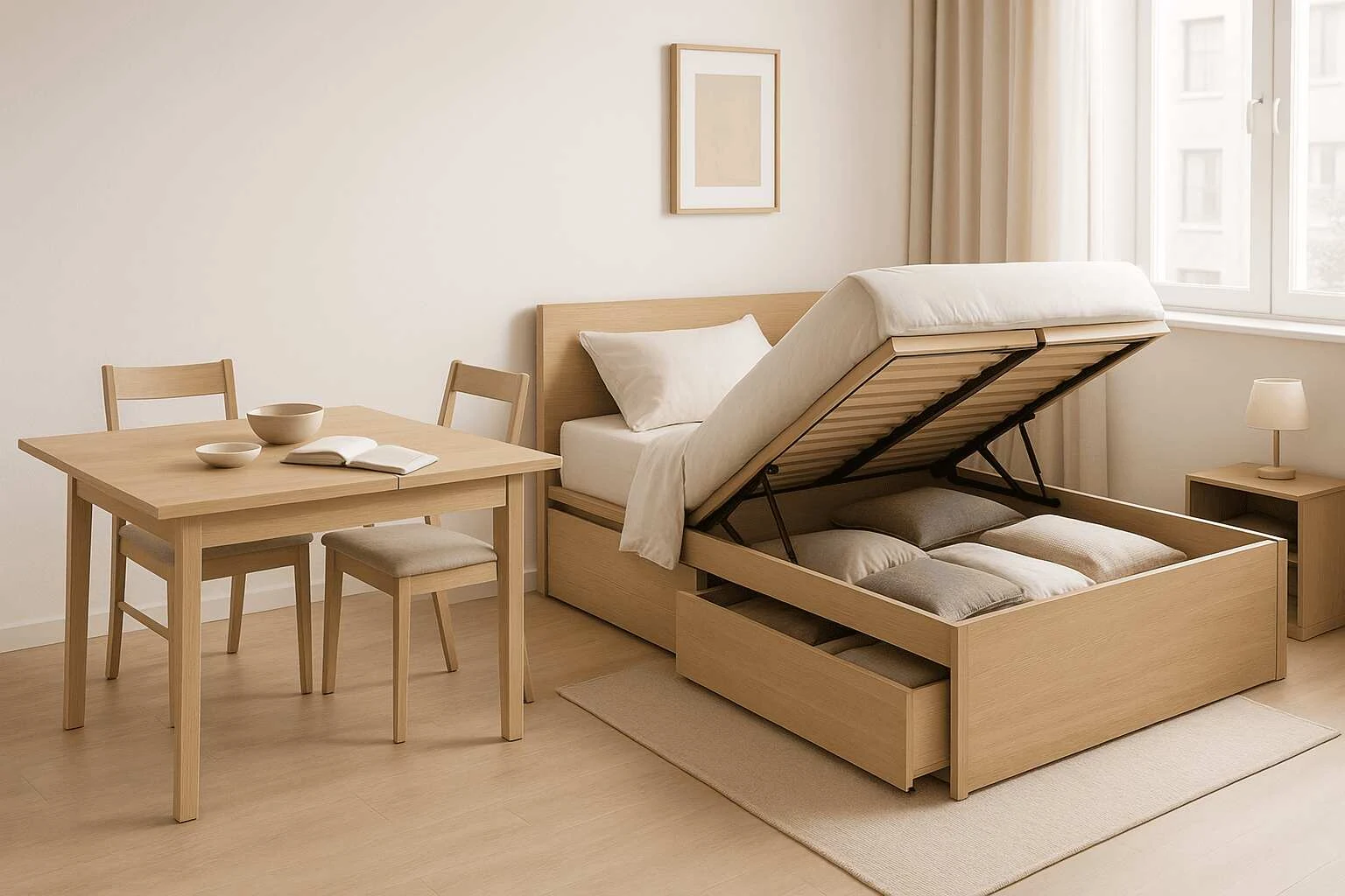 Modern best home upgrades bedroom with beige tones