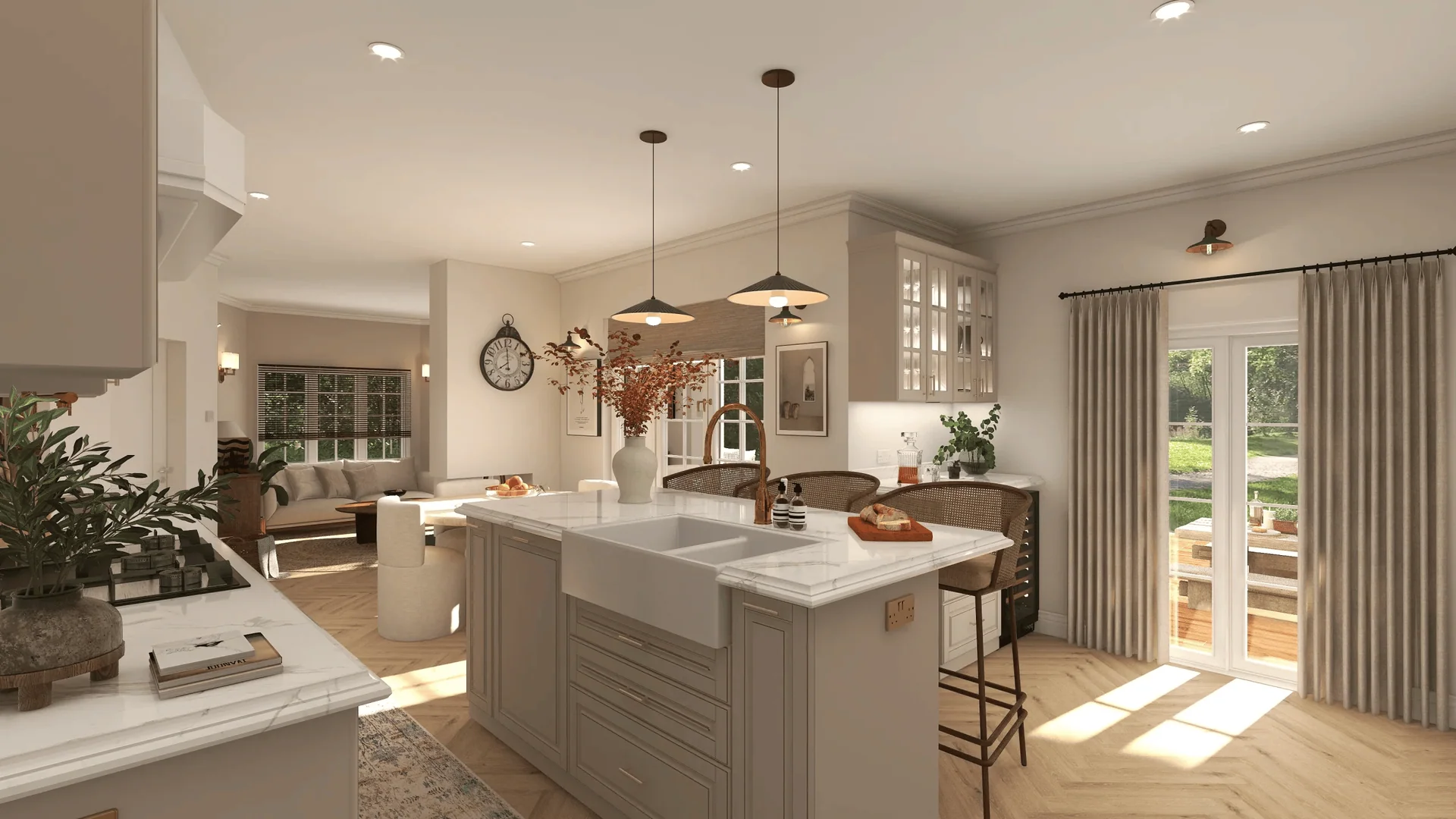 Modern Island Kitchen Design