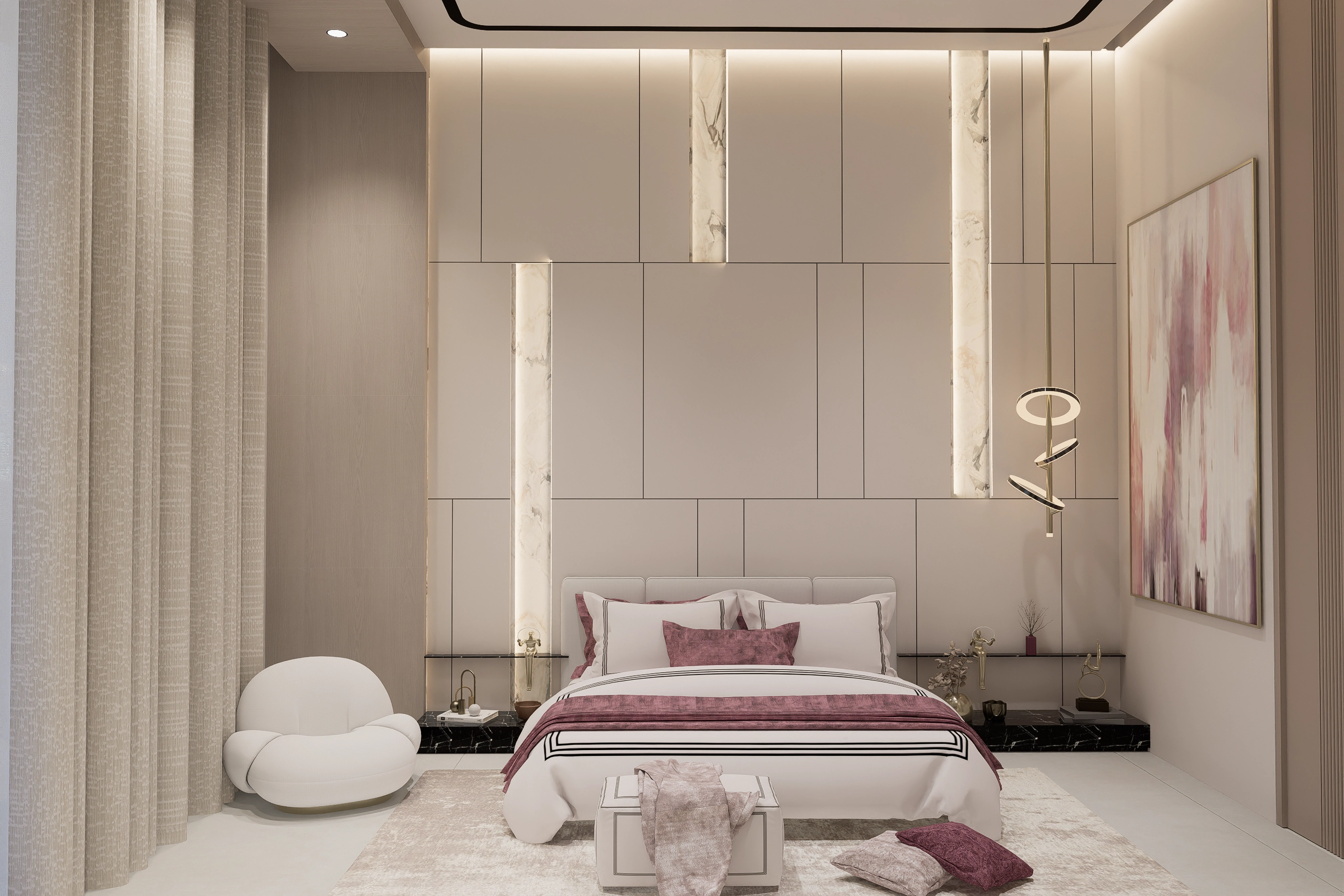 Bedroom detail