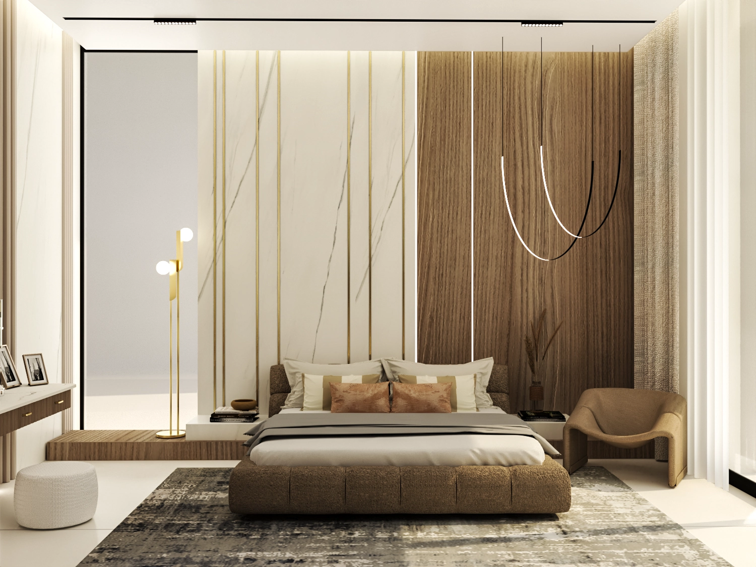 Penthouse bedroom Dubai