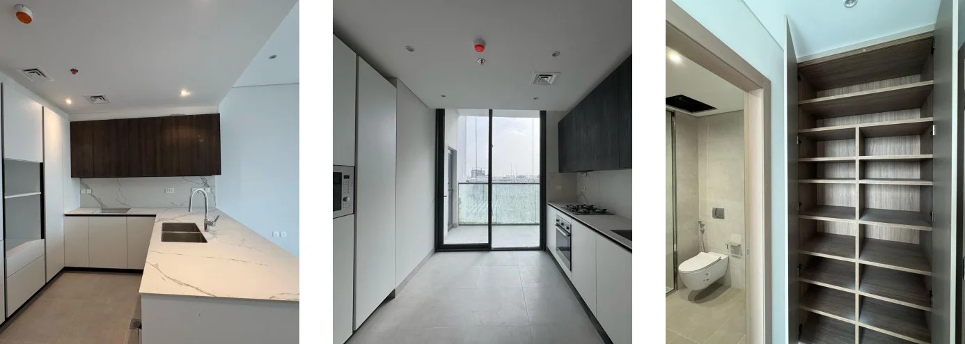 Behind the scenes — About Nymphaea House, a 1140 sqft 3BHK Modern Neo-Classical apartment design in RA1N Residence, Jumeirah Village Circle