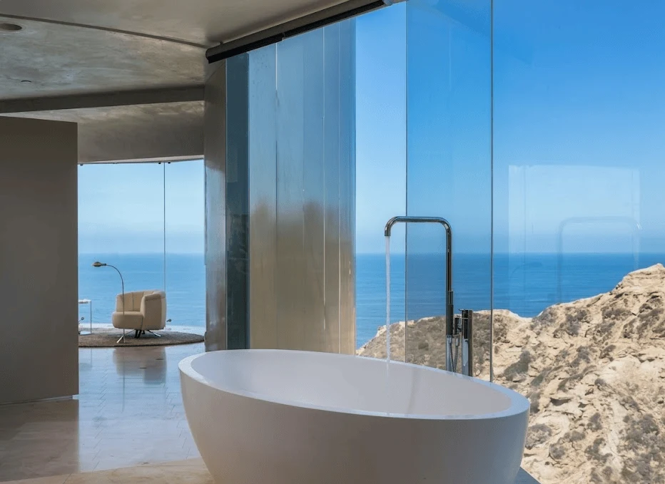 Open Natural Illumination Bathroom Design Ideas