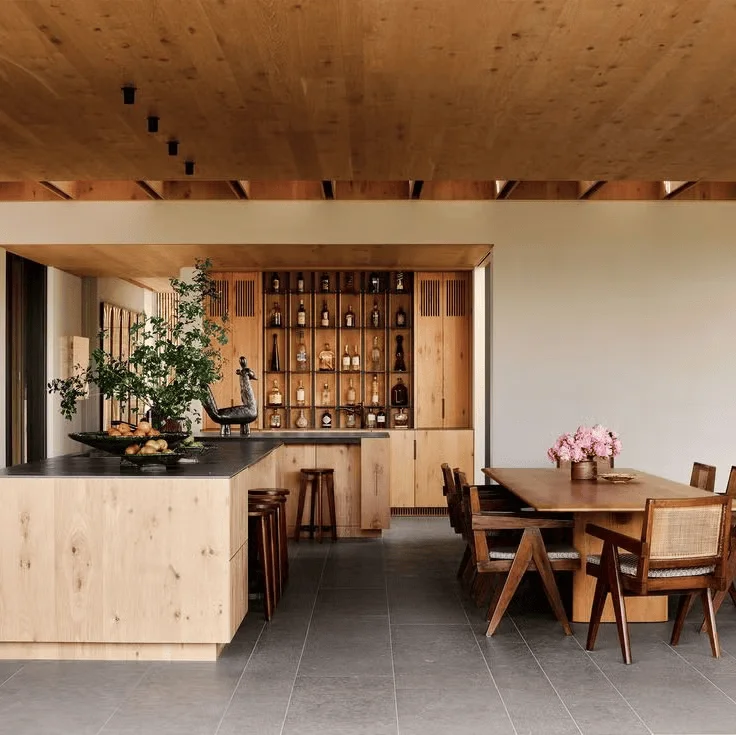 Organic Modernist kitchen design