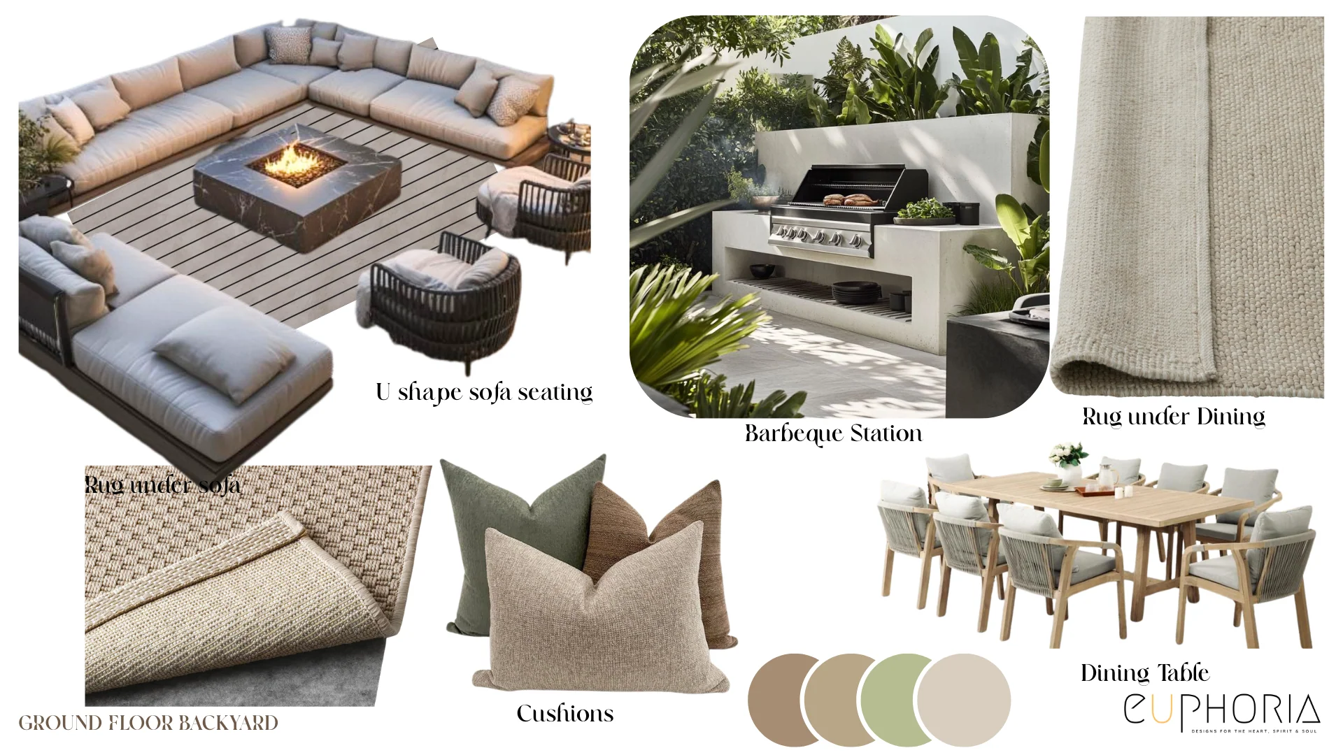 private villa amalfi moodboard backyard