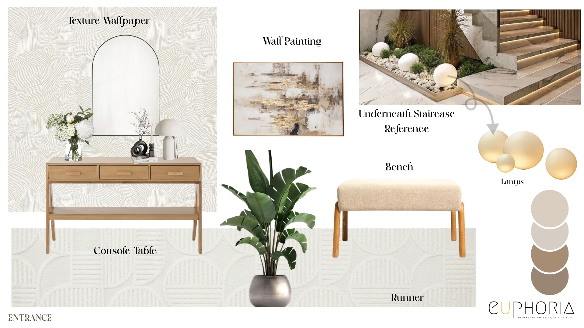 private villa amalfi moodboard staircase