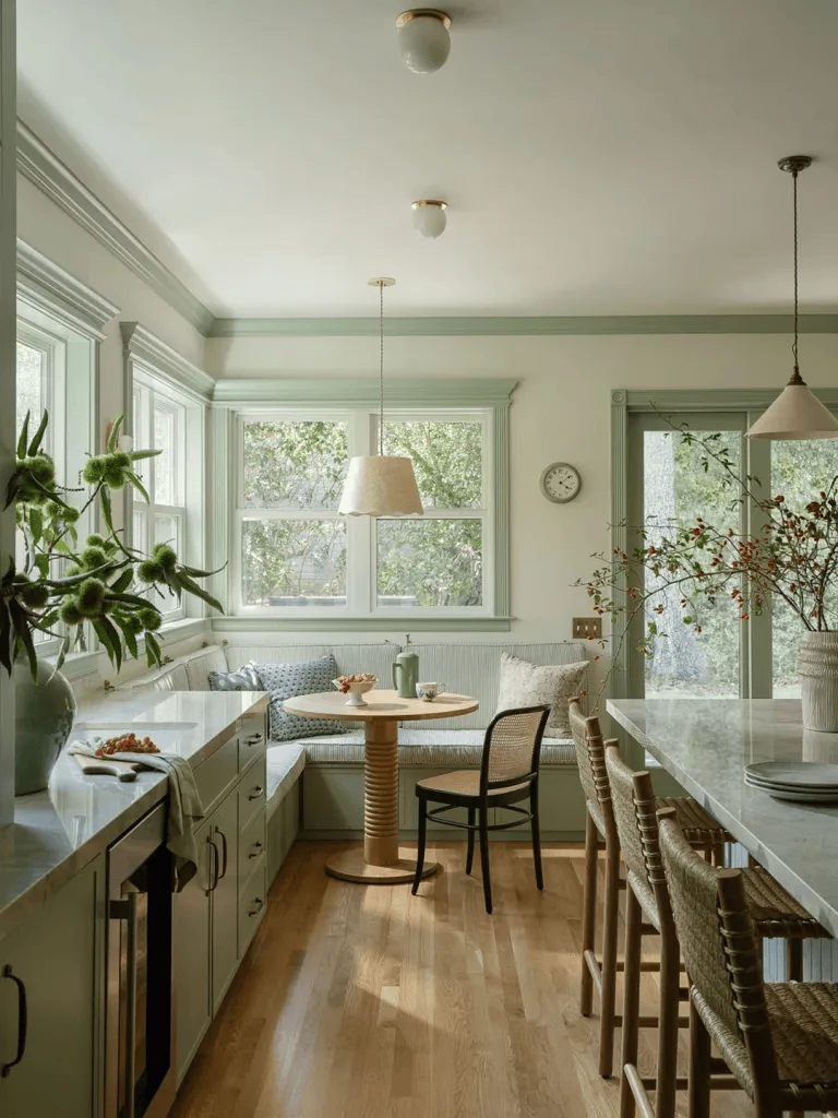 continue sage joinery into a window seat