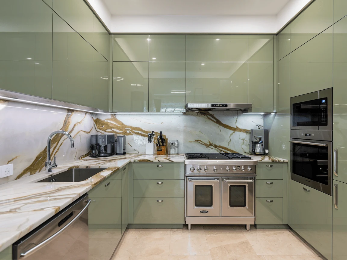 use stainless steel when sage keeps feeling too cottage like
