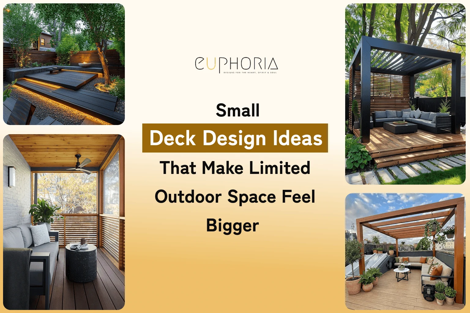 Small Deck Design Ideas That Make Limited Outdoor Space Feel Bigger
