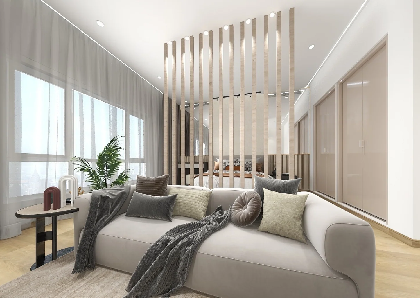 Penthouse media wall Dubai