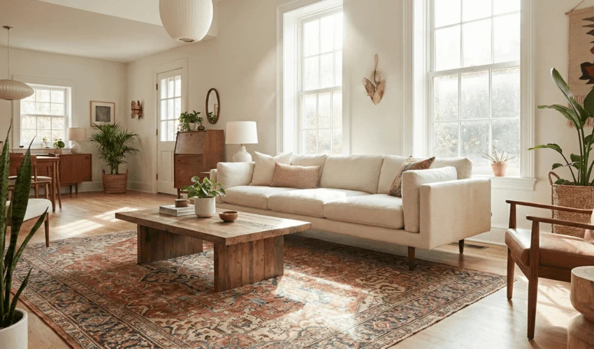 Tip 2 Stop Lining the Walls How to Make an Old Apartment Feel Like Home