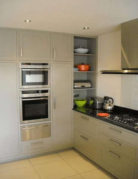 tall work unit for kitchen storage