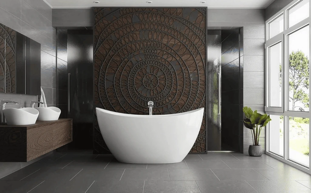 Textures to Draw in Attention Bathroom Design Ideas