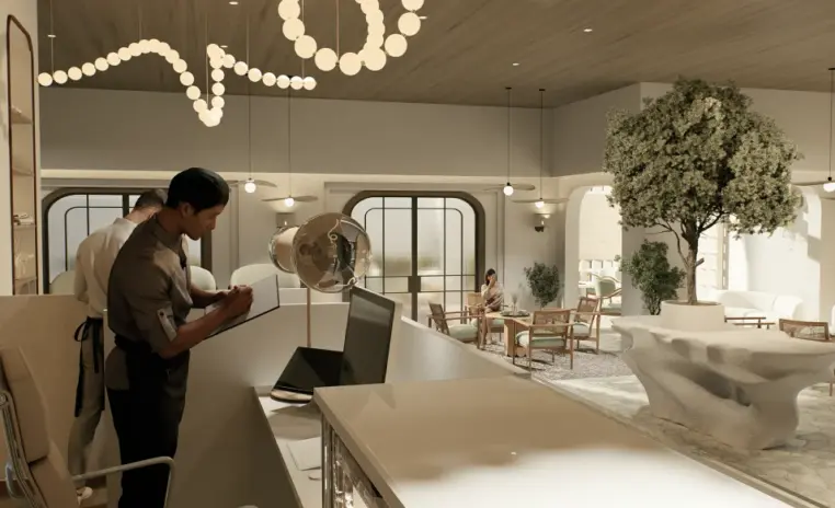 the fifth element cafe reception
