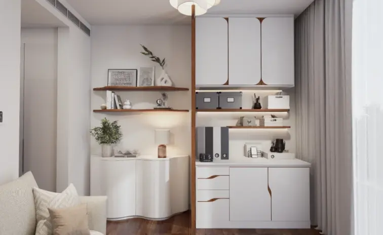 the legal pad home office shelves