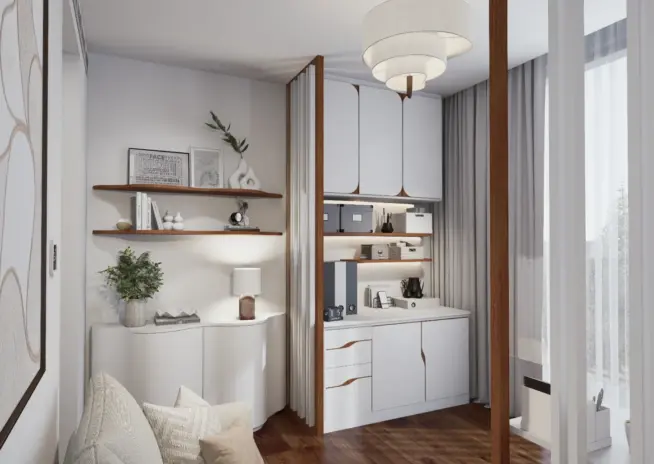 the legal pad home office shelves