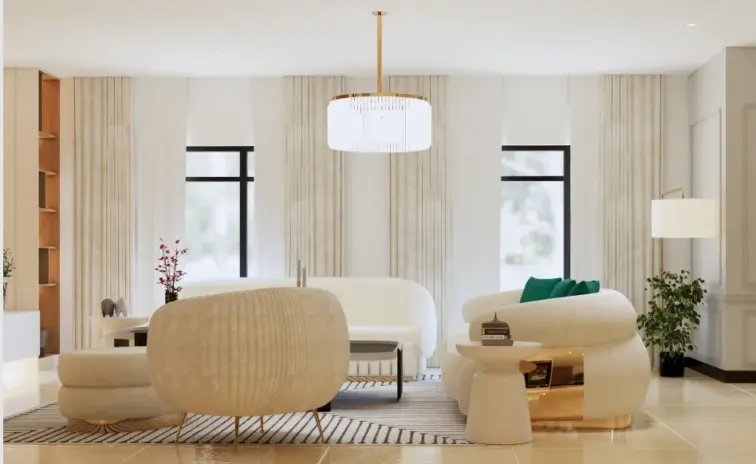 the meridian house living room