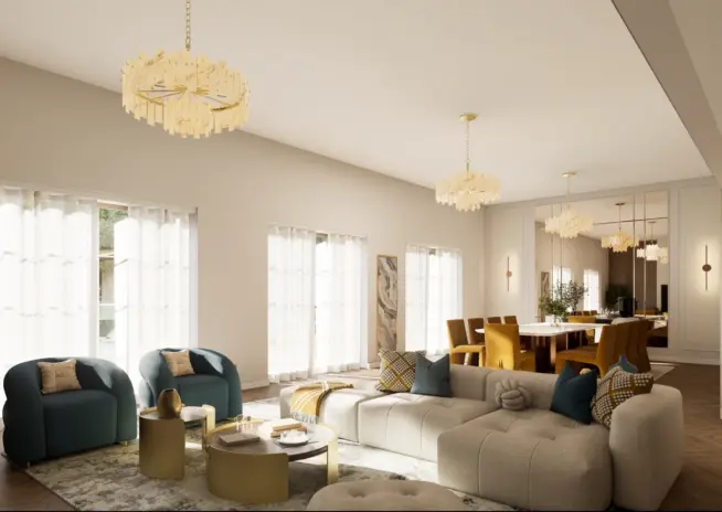 the primary living living room