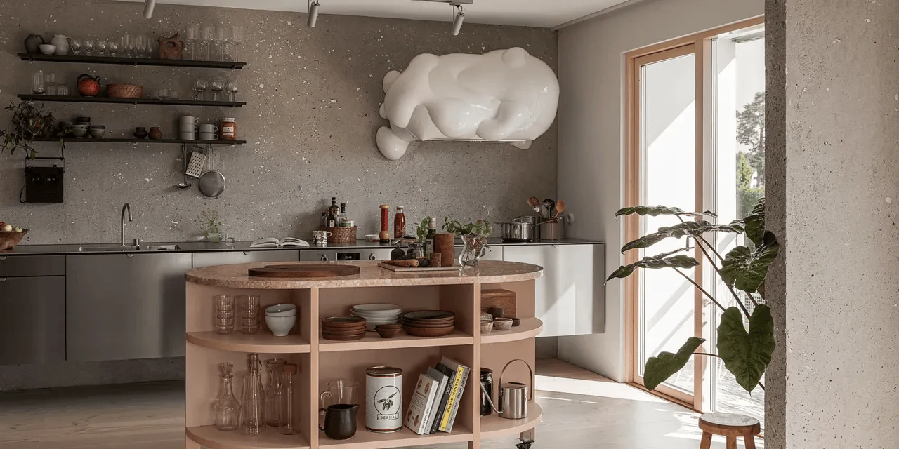 timeless kitchen with statement hood