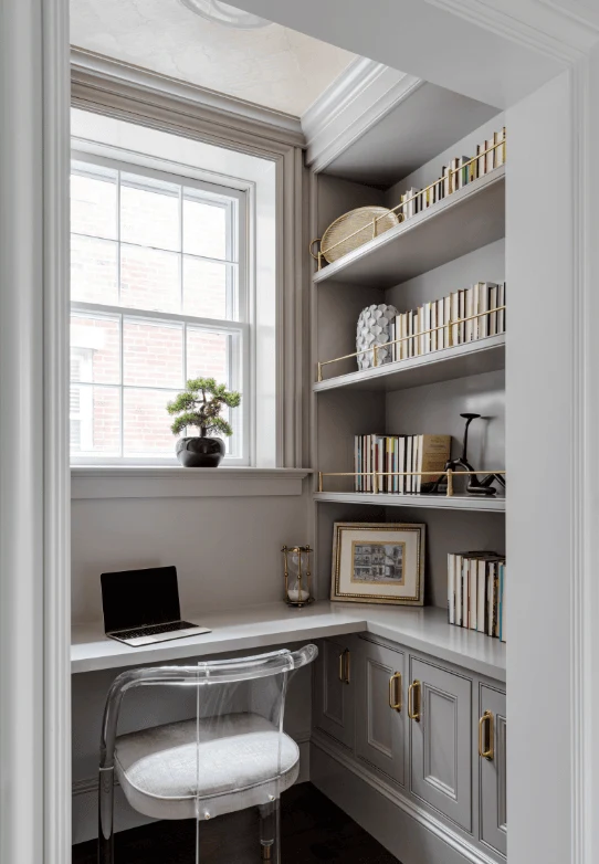 Use an L Shaped Desk in Corner Spaces home workspace