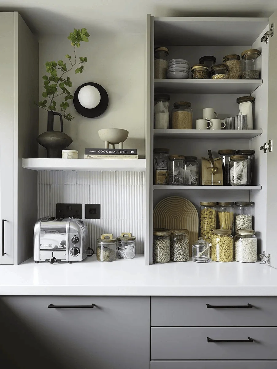 vertical storage for vertical kitchen storage