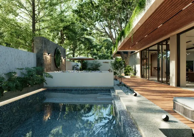 villa midori the nature villa pool