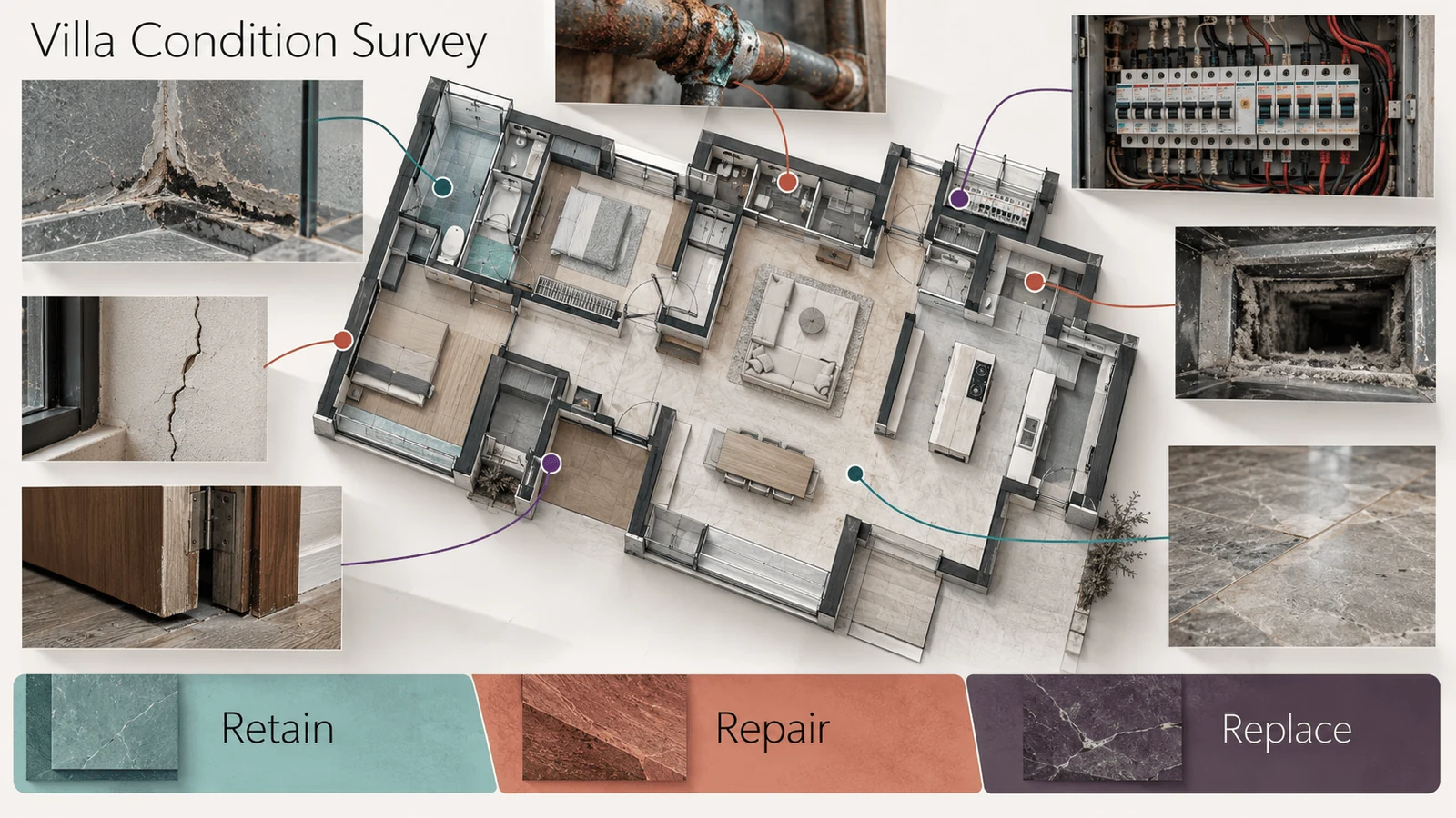 step find the real problems before they enter the budget villa renovation guide dubai