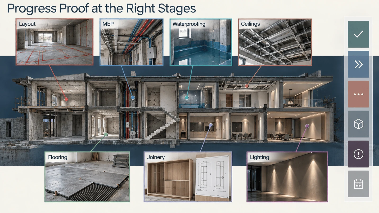 step receive proof without managing the site yourself villa renovation guide dubai