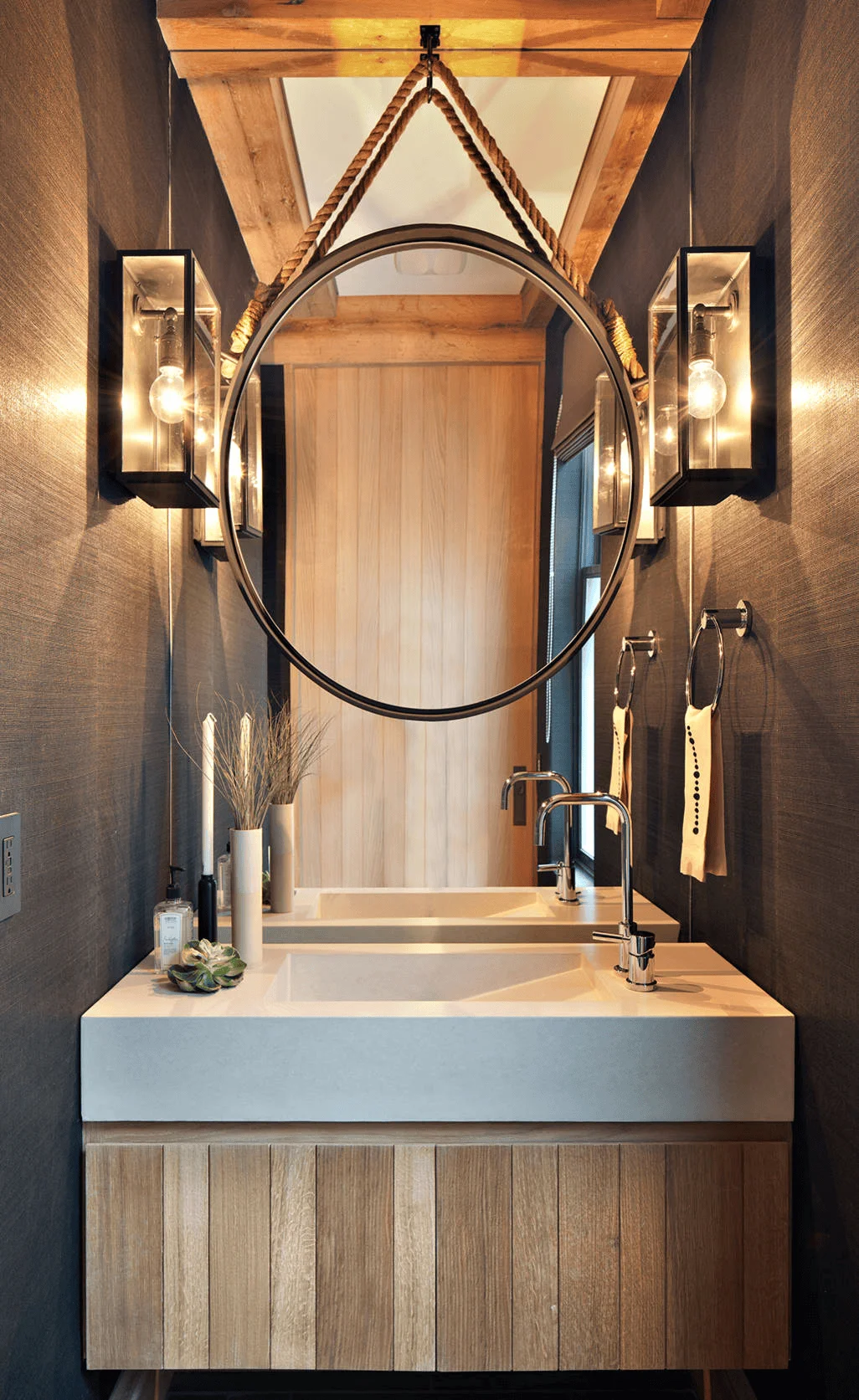 Wall Sconces Mounted Italian bathroom design