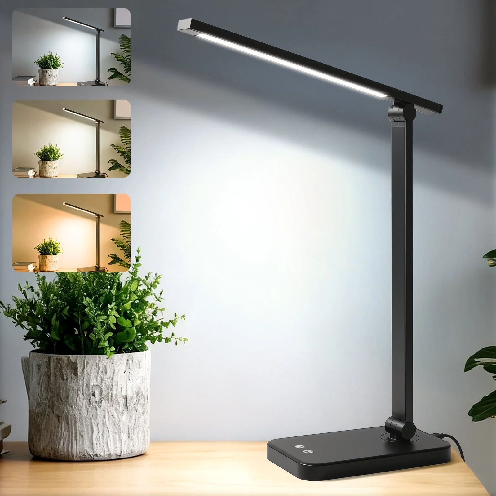 dorm room desk lamp with warm and cool light modes