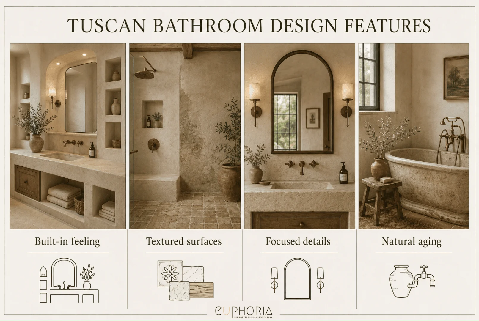 What Actually Defines Tuscan Bathroom Design