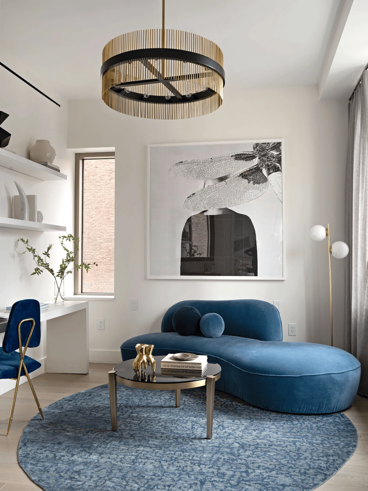 add one curved piece to a straight lined room whimsical home decor ideas