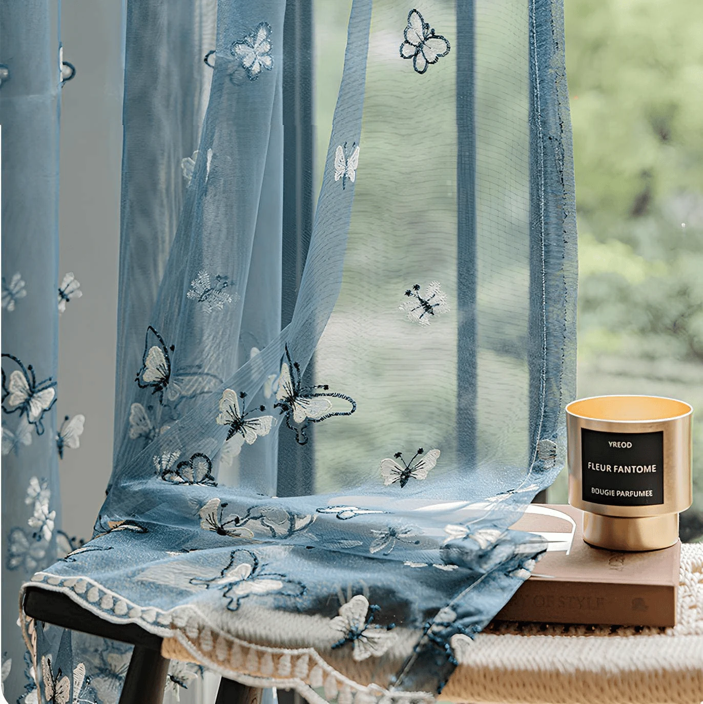 give the curtains one unexpected detail whimsical home decor ideas