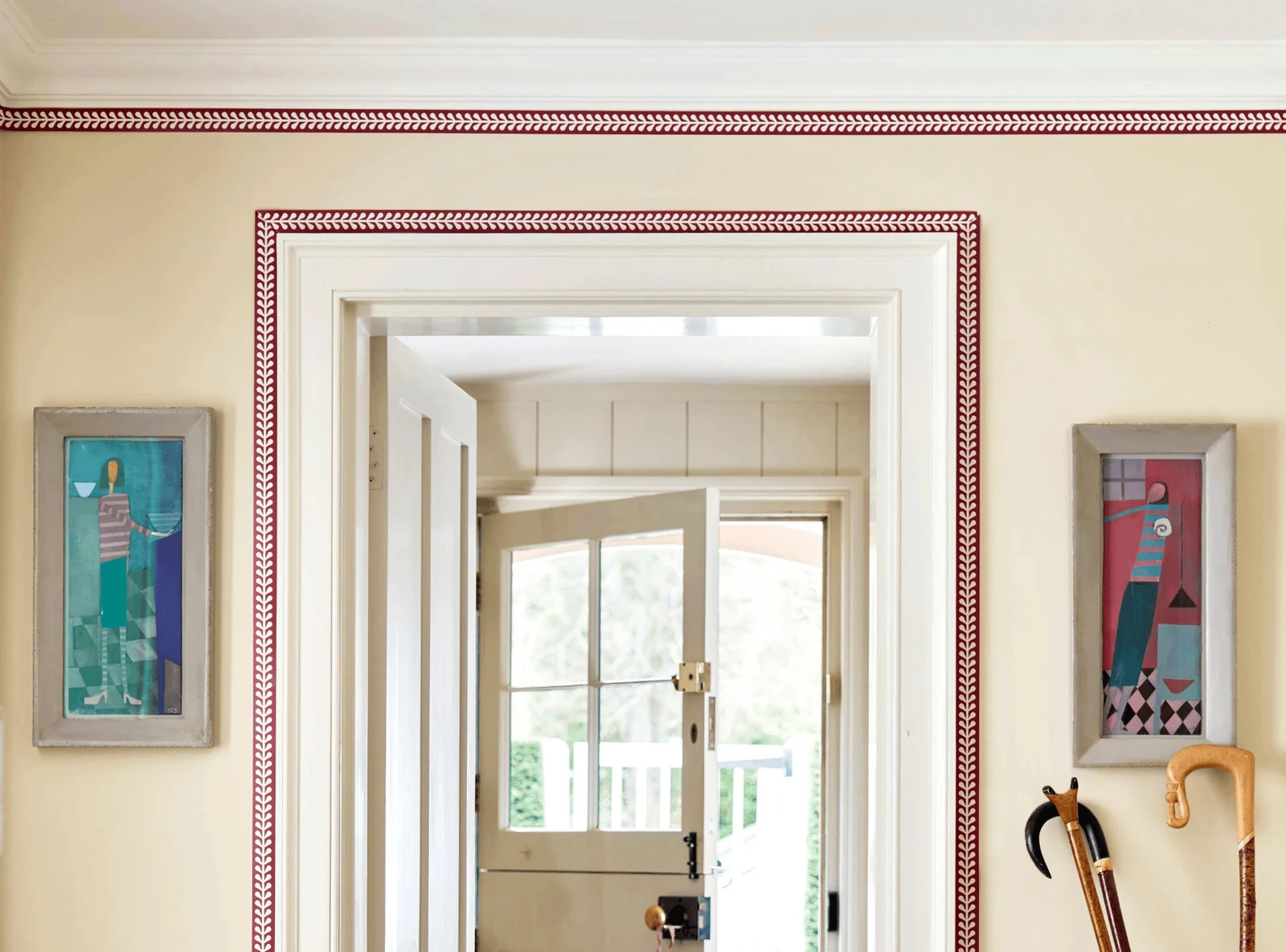 keep strong pattern inside a clear boundary whimsical home decor ideas