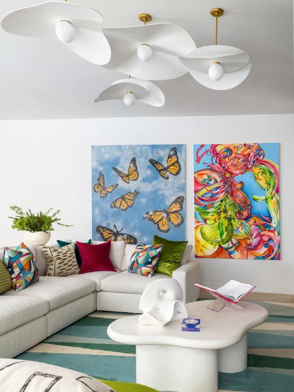 mix patterns by giving each one a different job whimsical home decor ideas