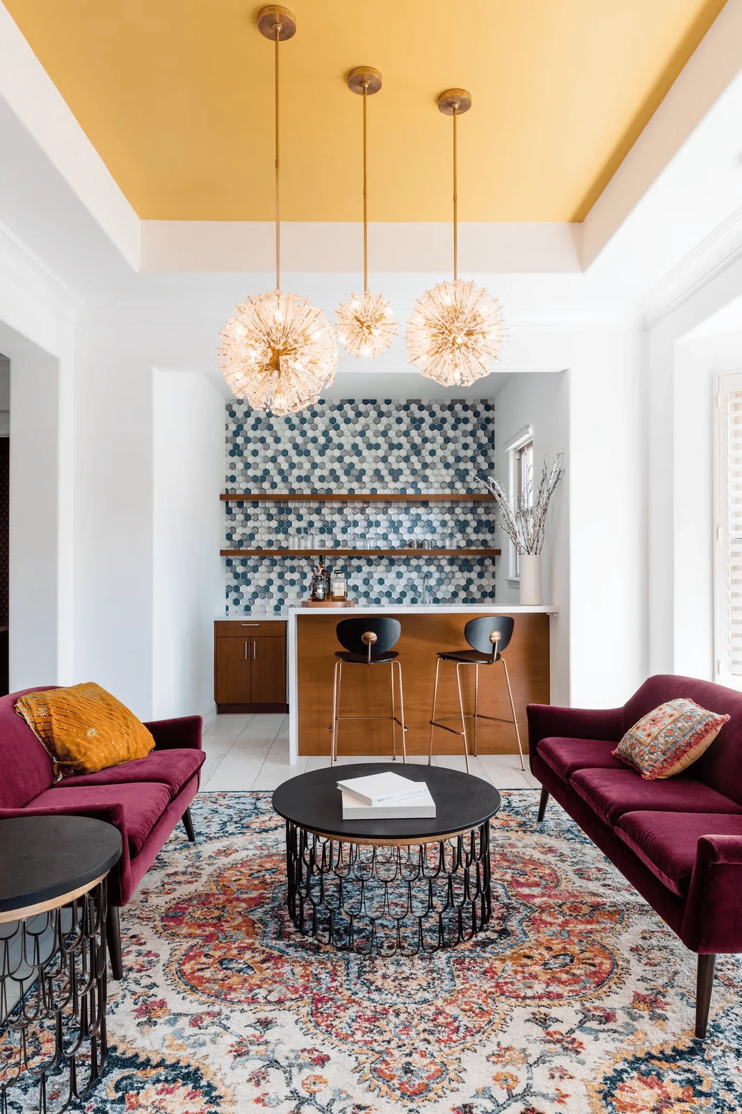 paint the ceiling or trim instead of every wall whimsical home decor ideas
