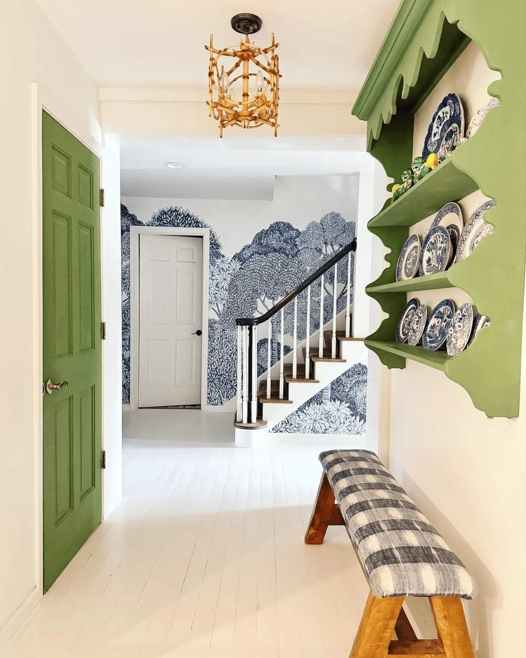 put one playful detail in the entryway whimsical home decor ideas