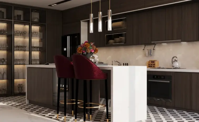 wine not dining area kitchen