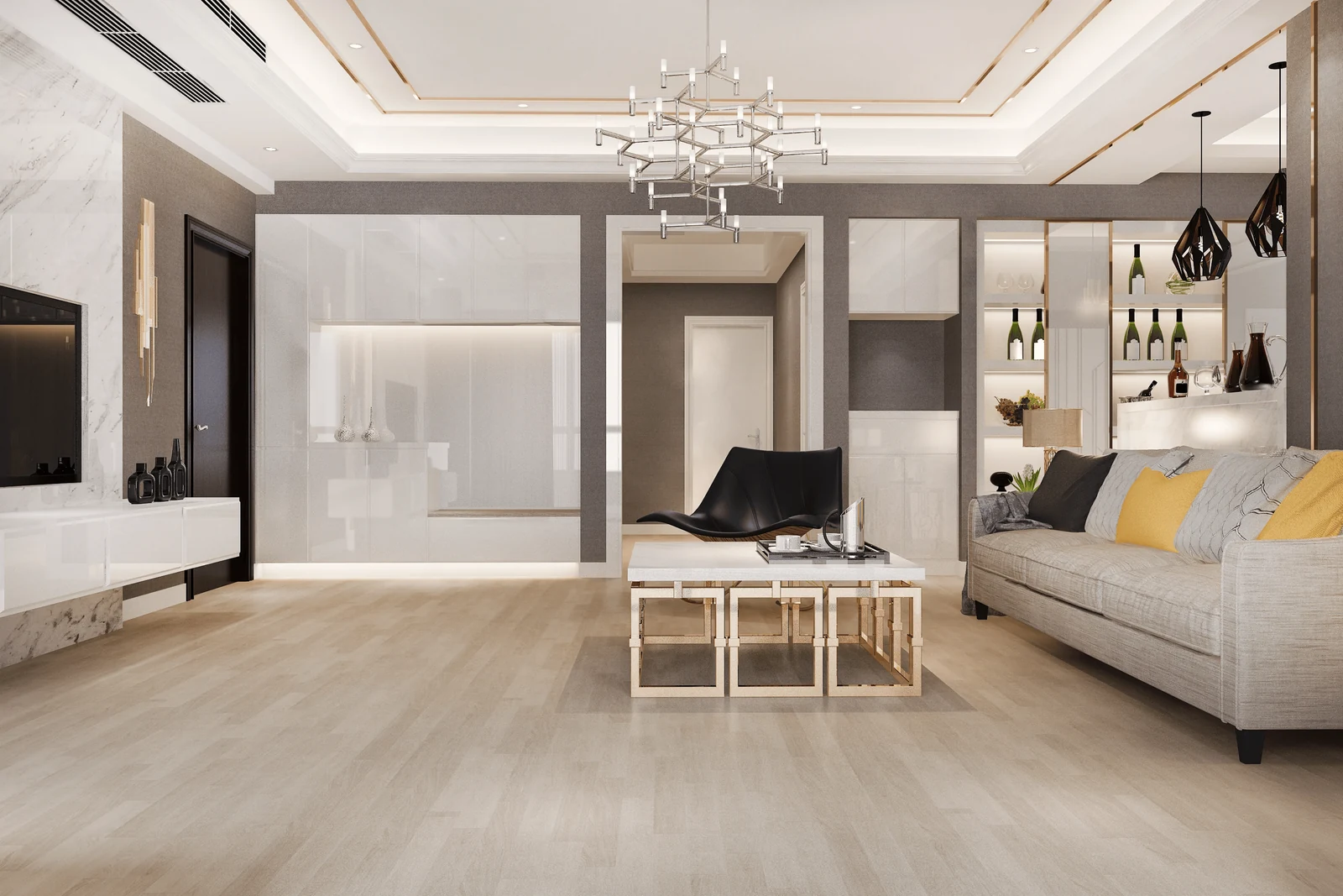 wood look porcelain flooring tiles bringing warmth to a modern home