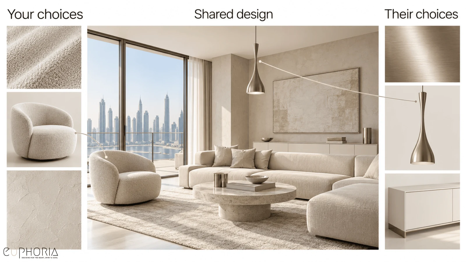 your choices their choices and the shared design for a couple in a 2bhk interior design apartment